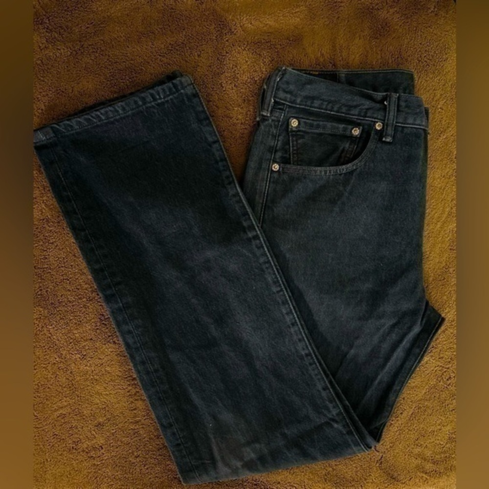 Levi's vintage 501 button fly Jeans in Dark Stonewash, size 34x32